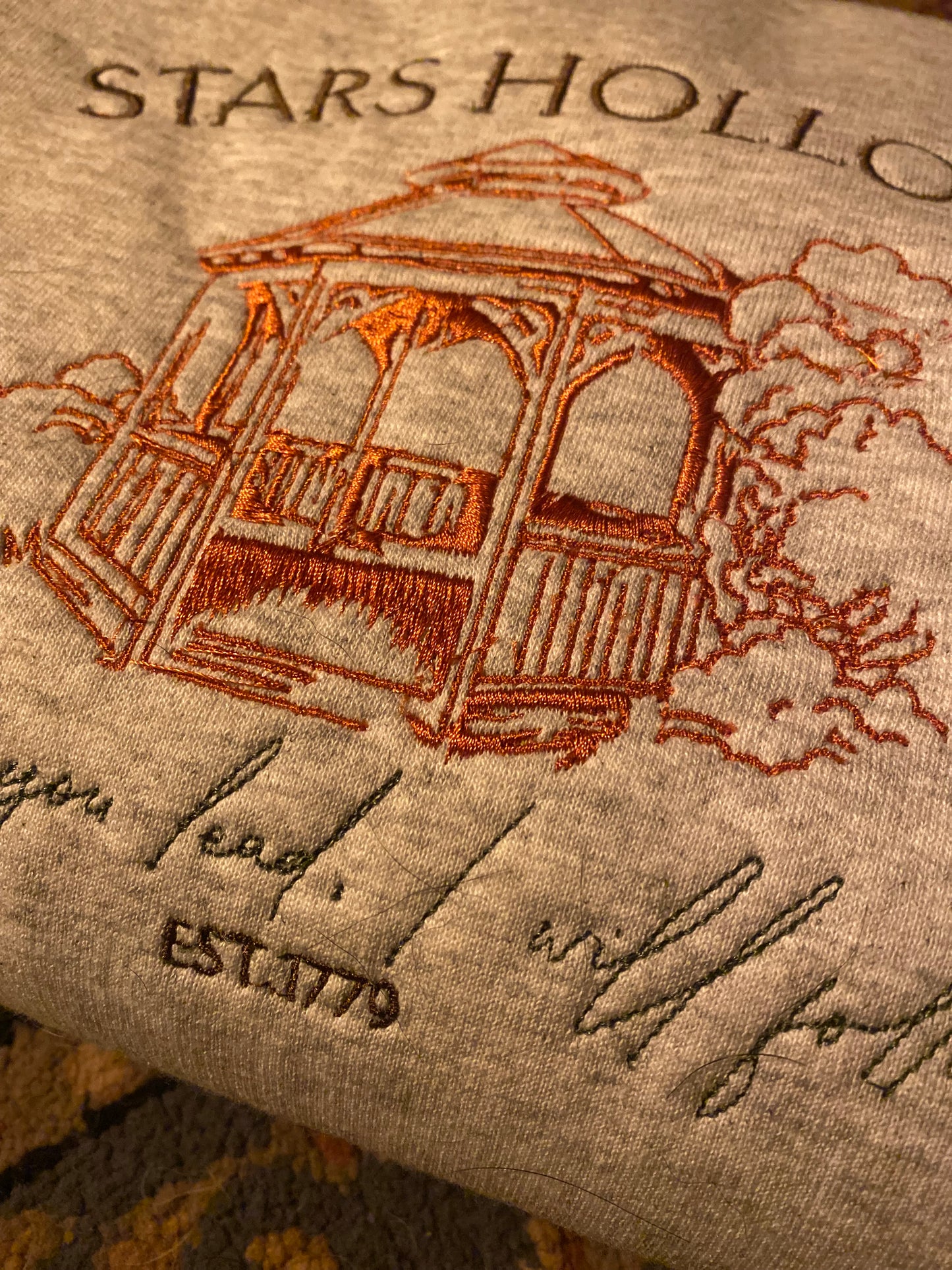 Stars Hollow Embroidered Crewneck