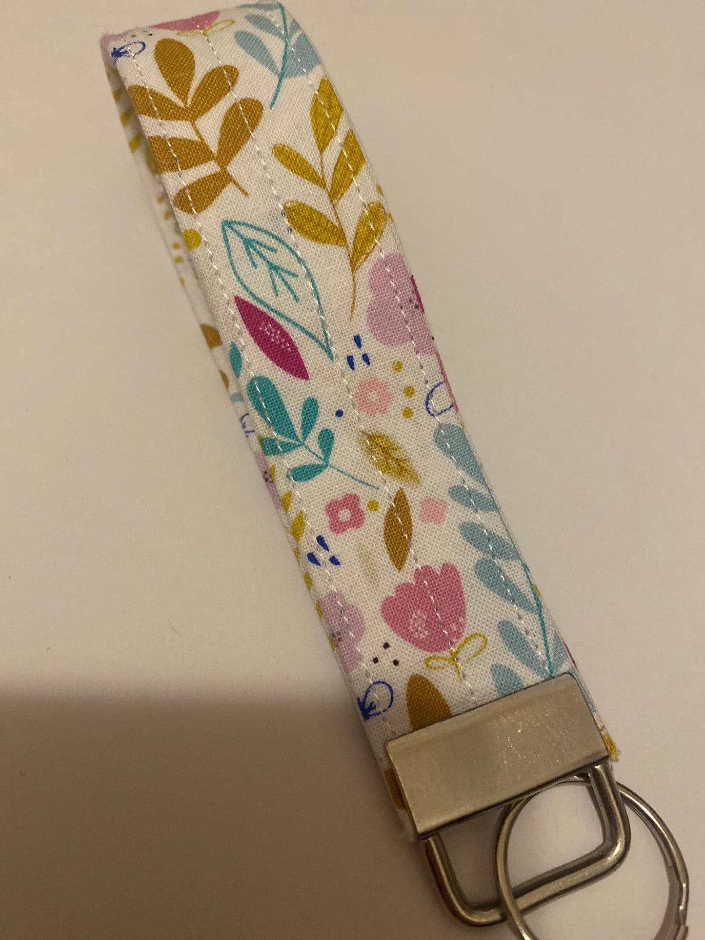 Pastel Floral Wristlet