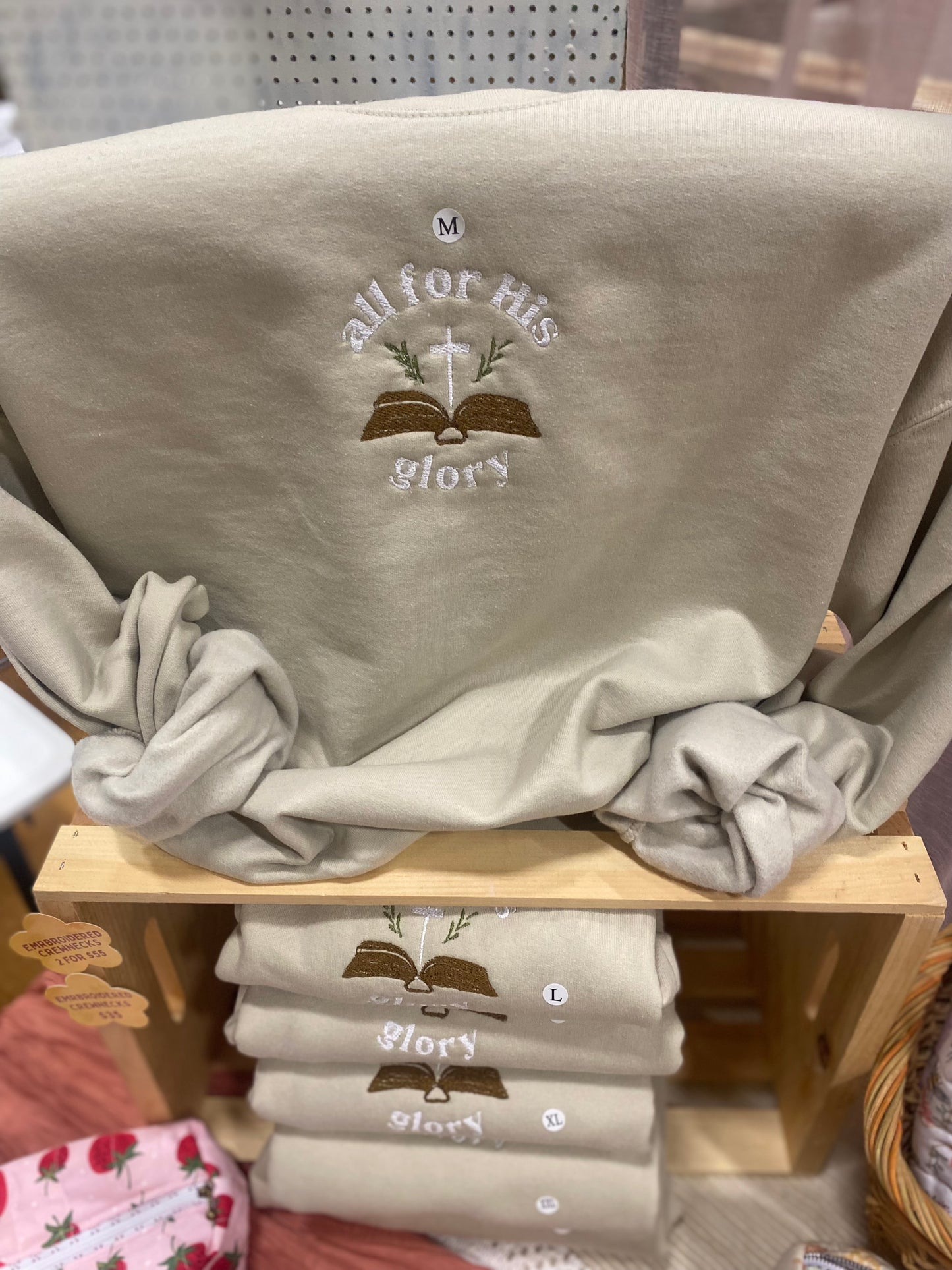 All For His Glory Crewneck