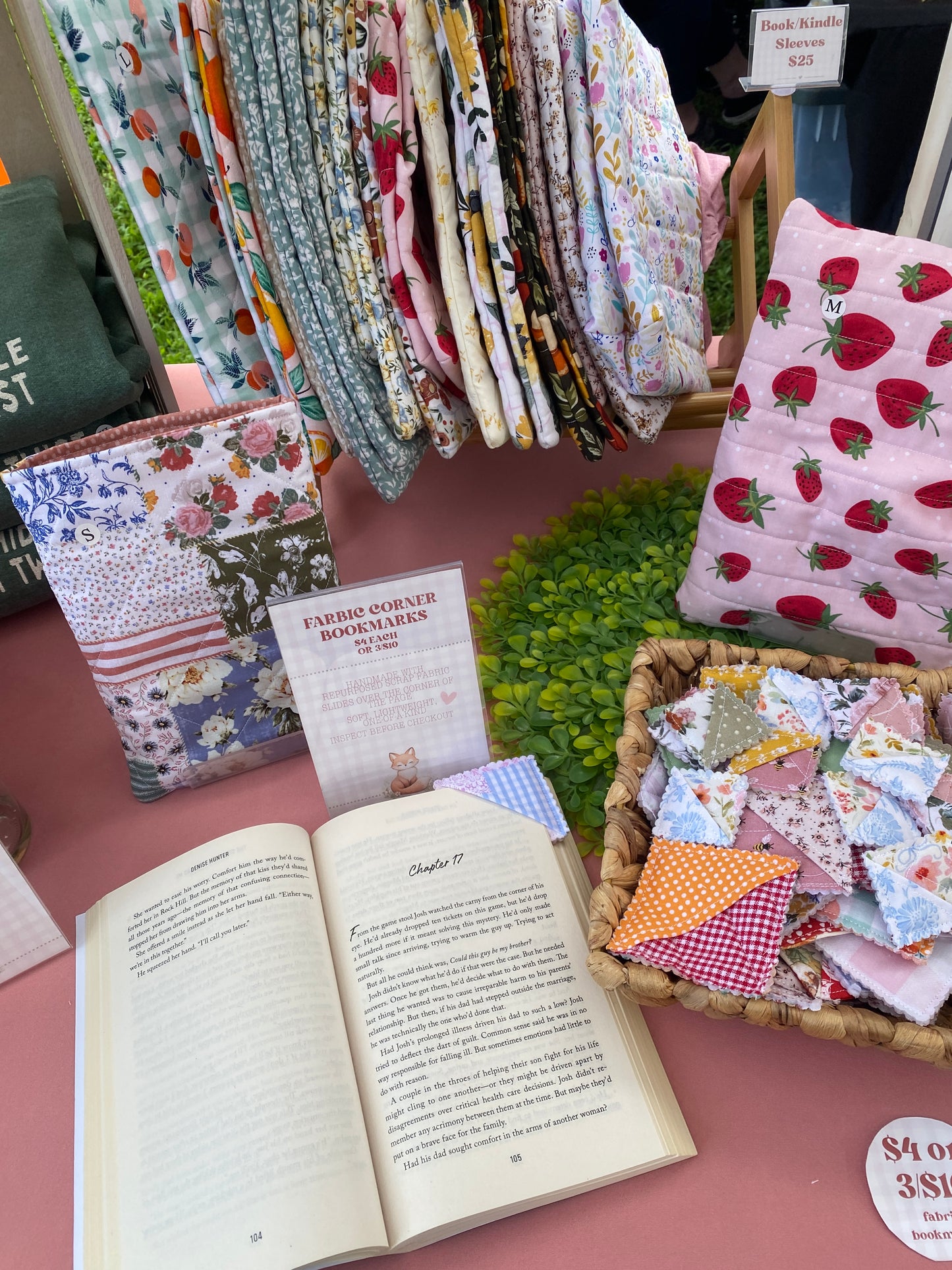 Fabric Corner Bookmark Bundle