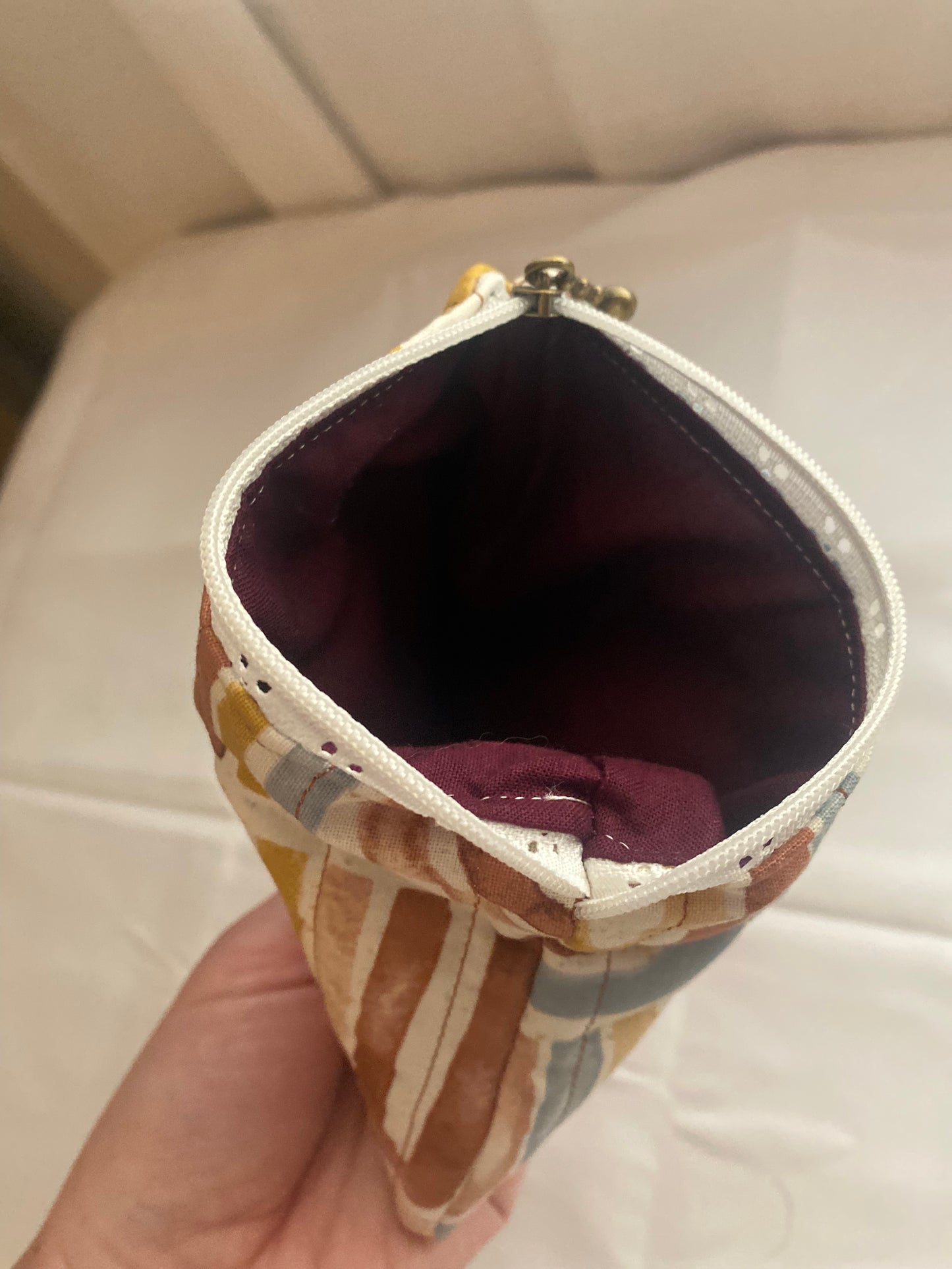 Neutral Rainbow Pouch