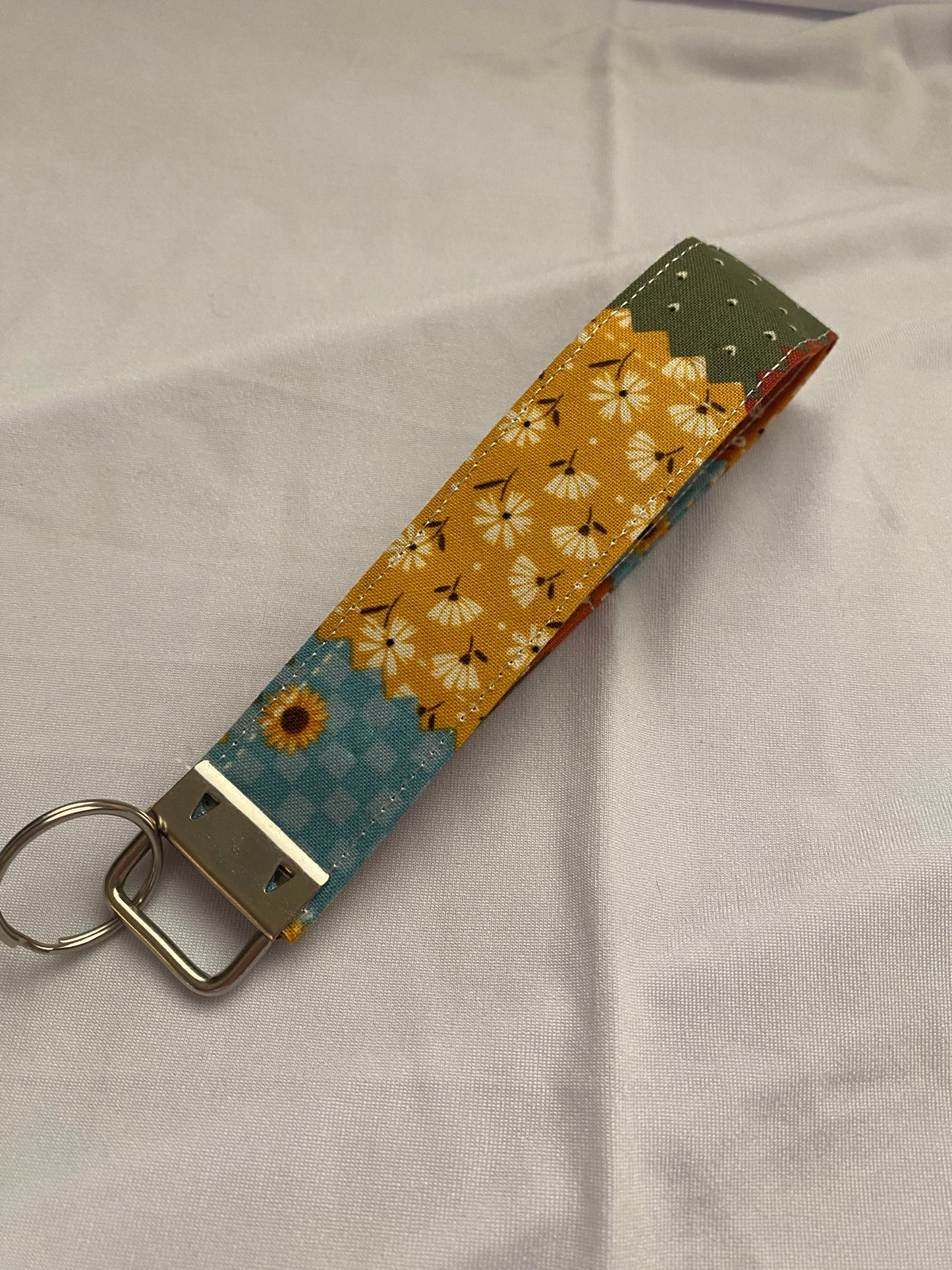 Fall Patchwork Wristlet