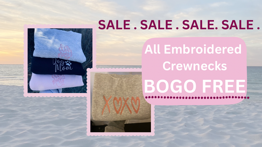 The Embroidered Crewneck Sale