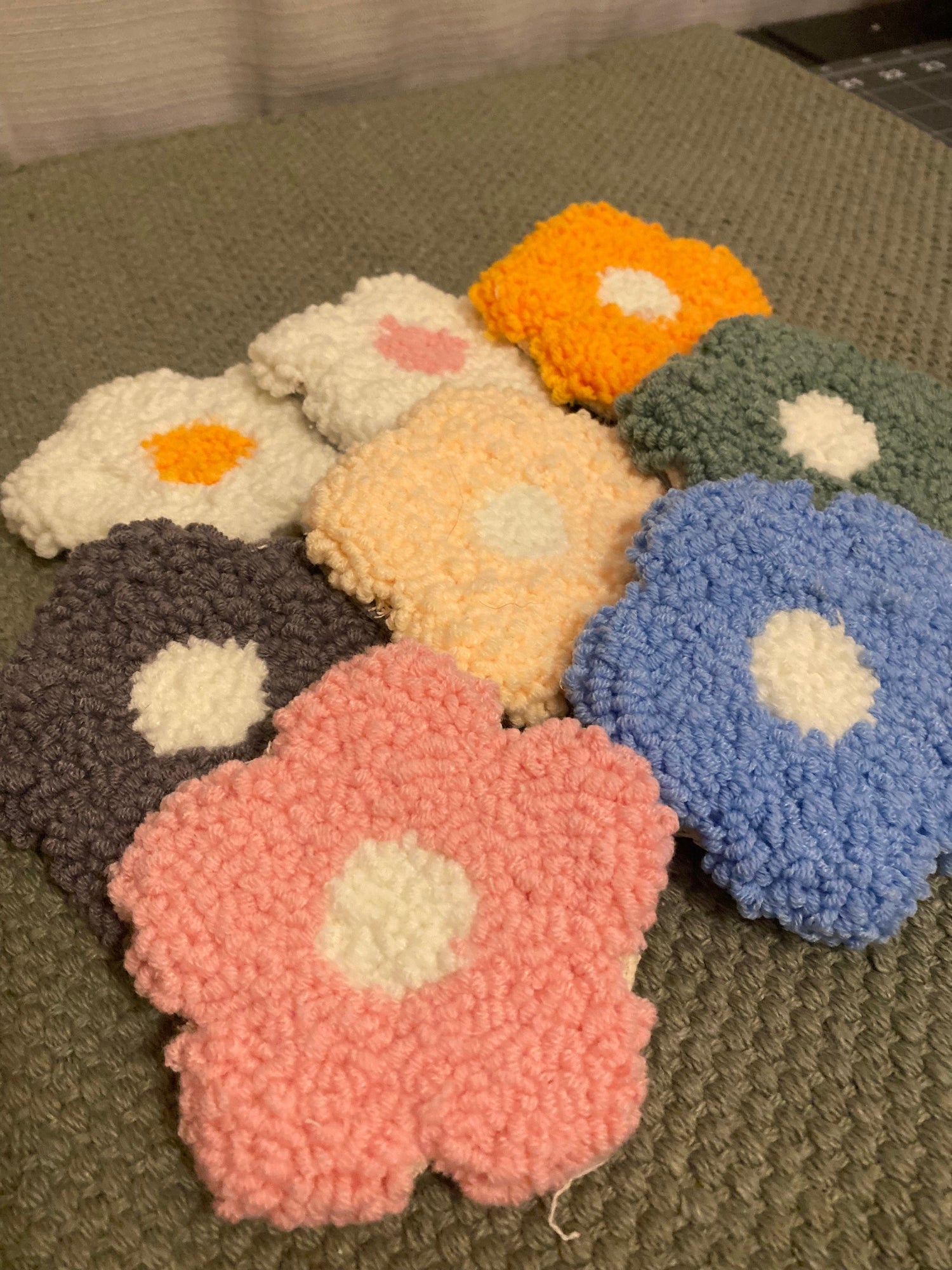 Punch Needle Coasters