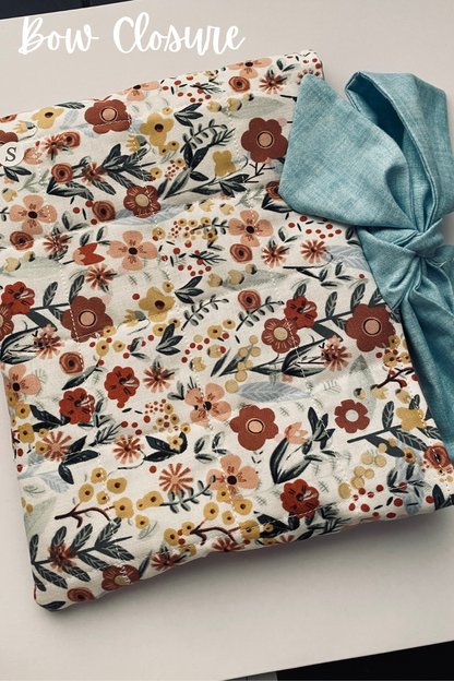 Fall Floral Book Sleeve