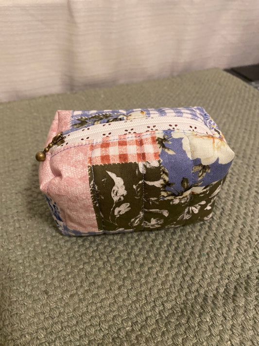 Patchwork Quilted Pouch-Small
