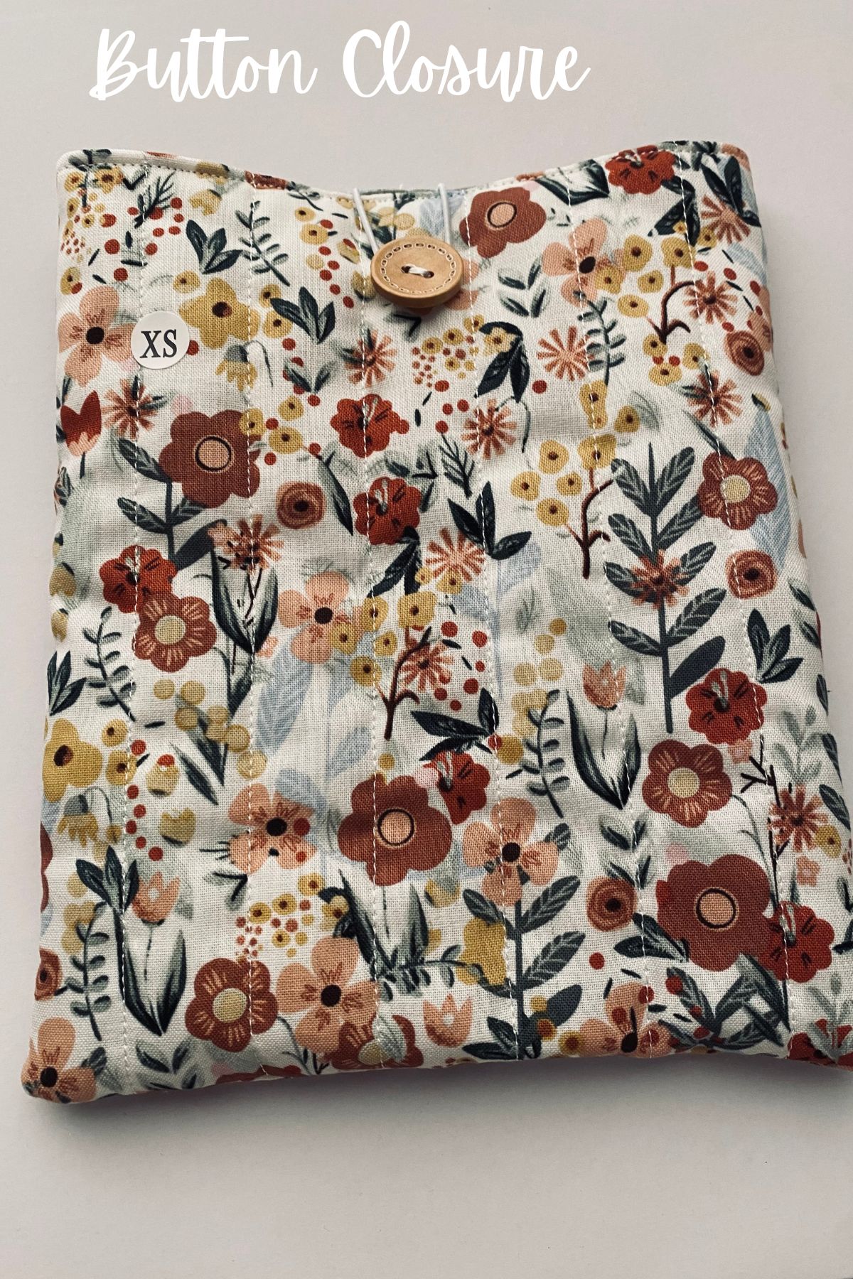 Fall Floral Book Sleeve