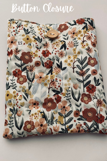 Fall Floral Book Sleeve