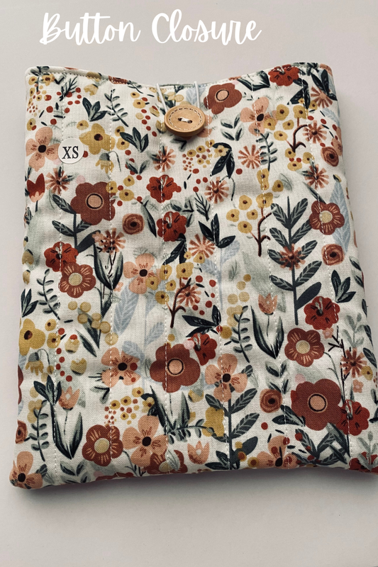 Fall Floral Book Sleeve
