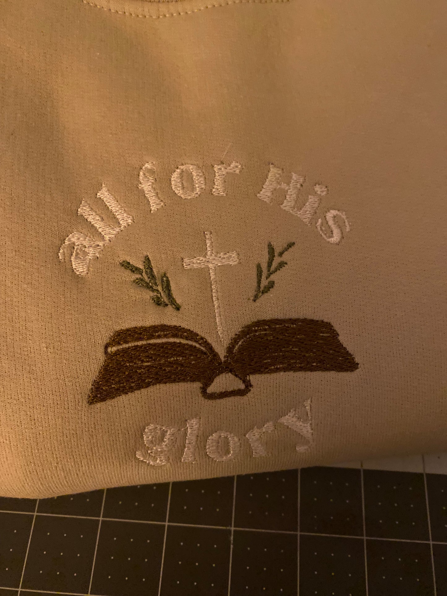 All For His Glory Crewneck
