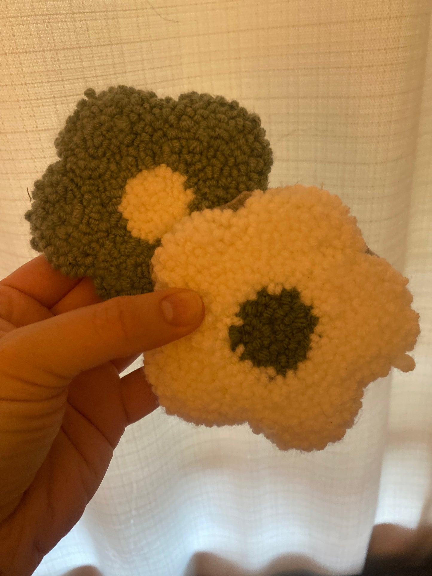 Sage Green and White