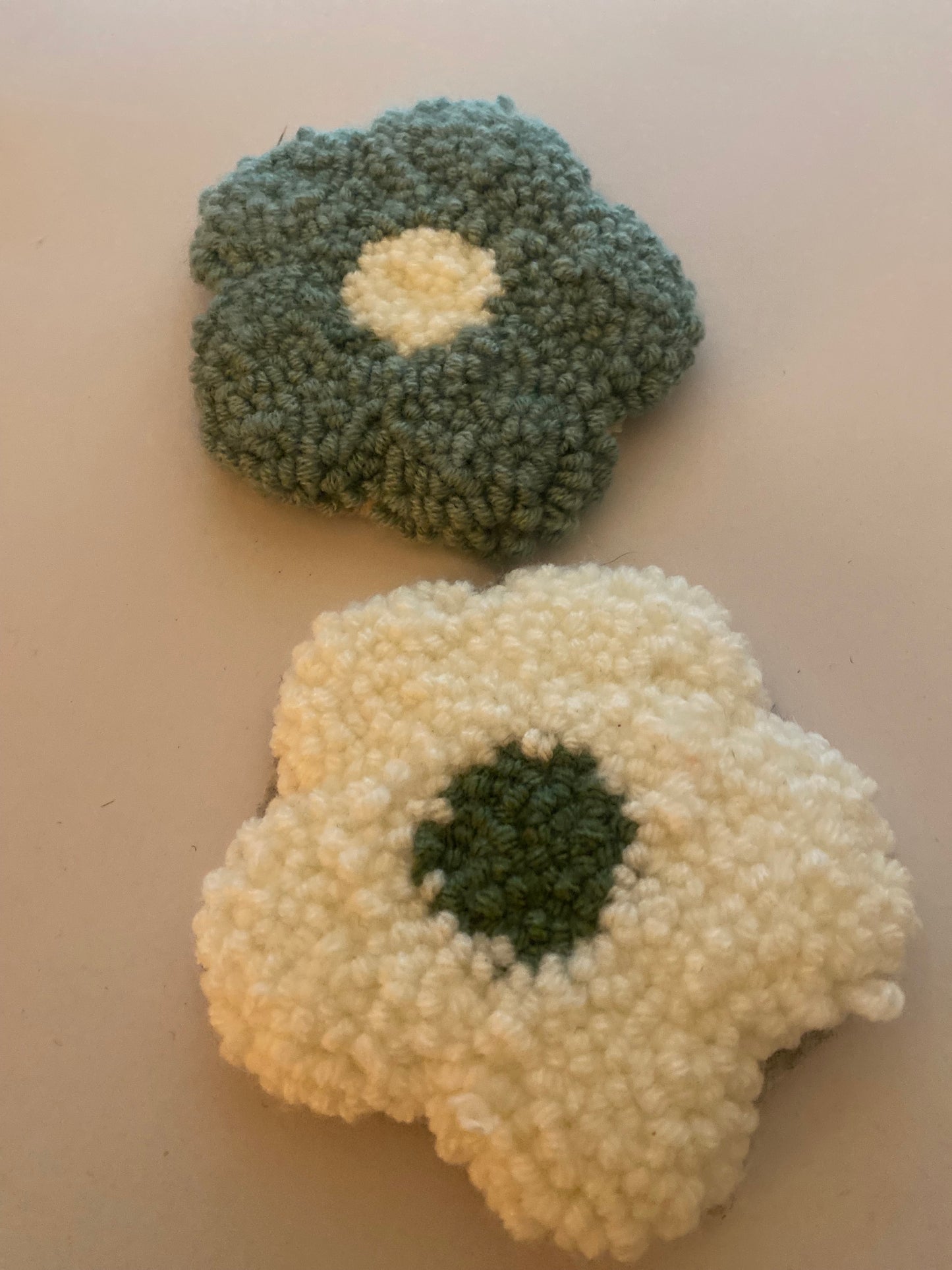 Sage Green and White