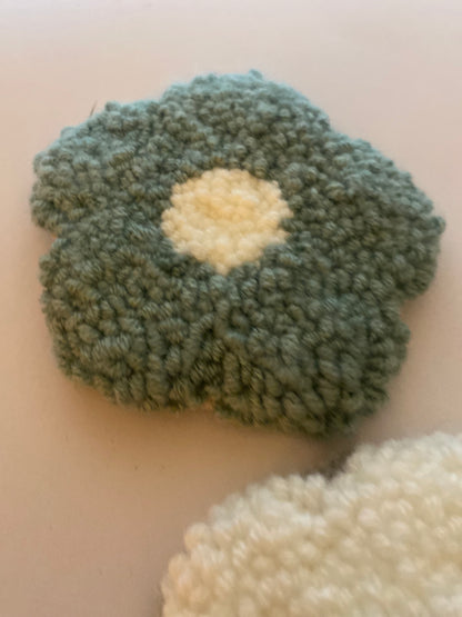 Sage Green and White