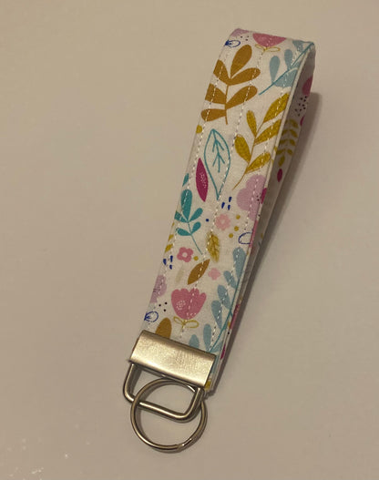 Pastel Floral Wristlet