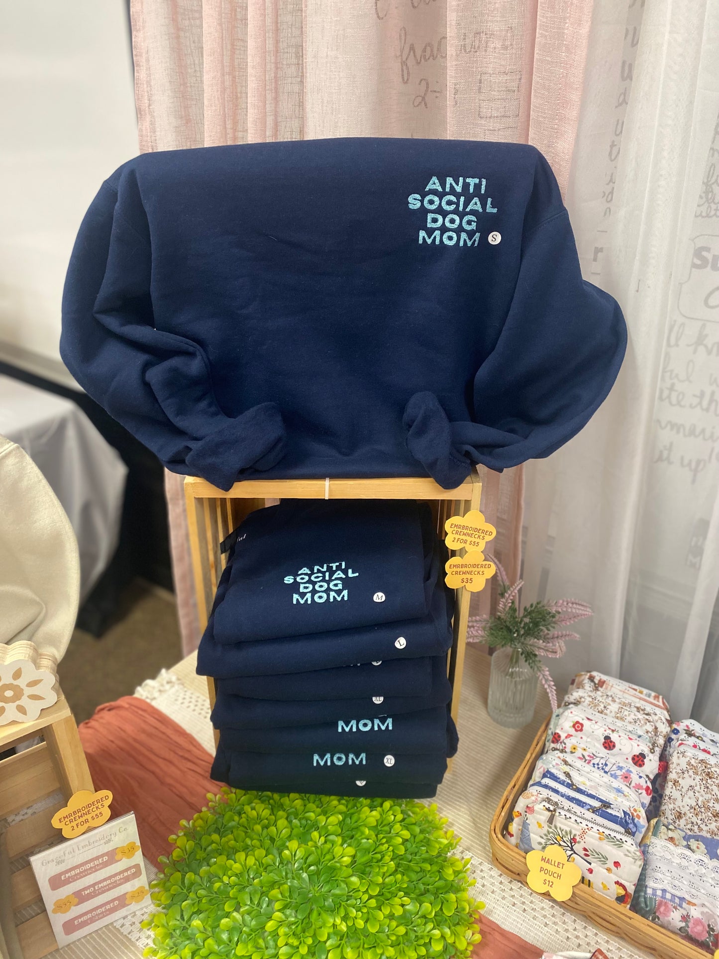 Anti Social Dog Mom Crewneck