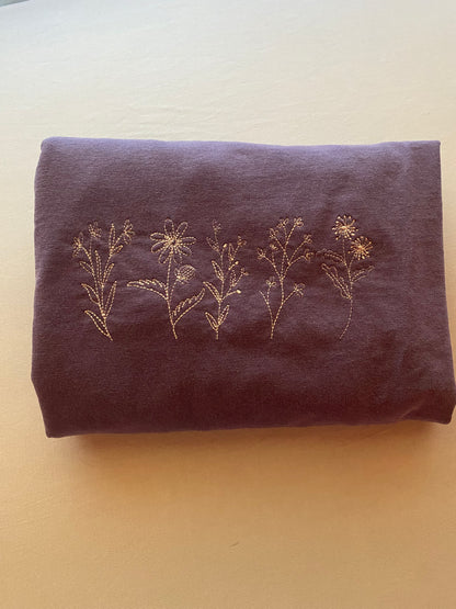 Wildflower Embroidered T-Shirt