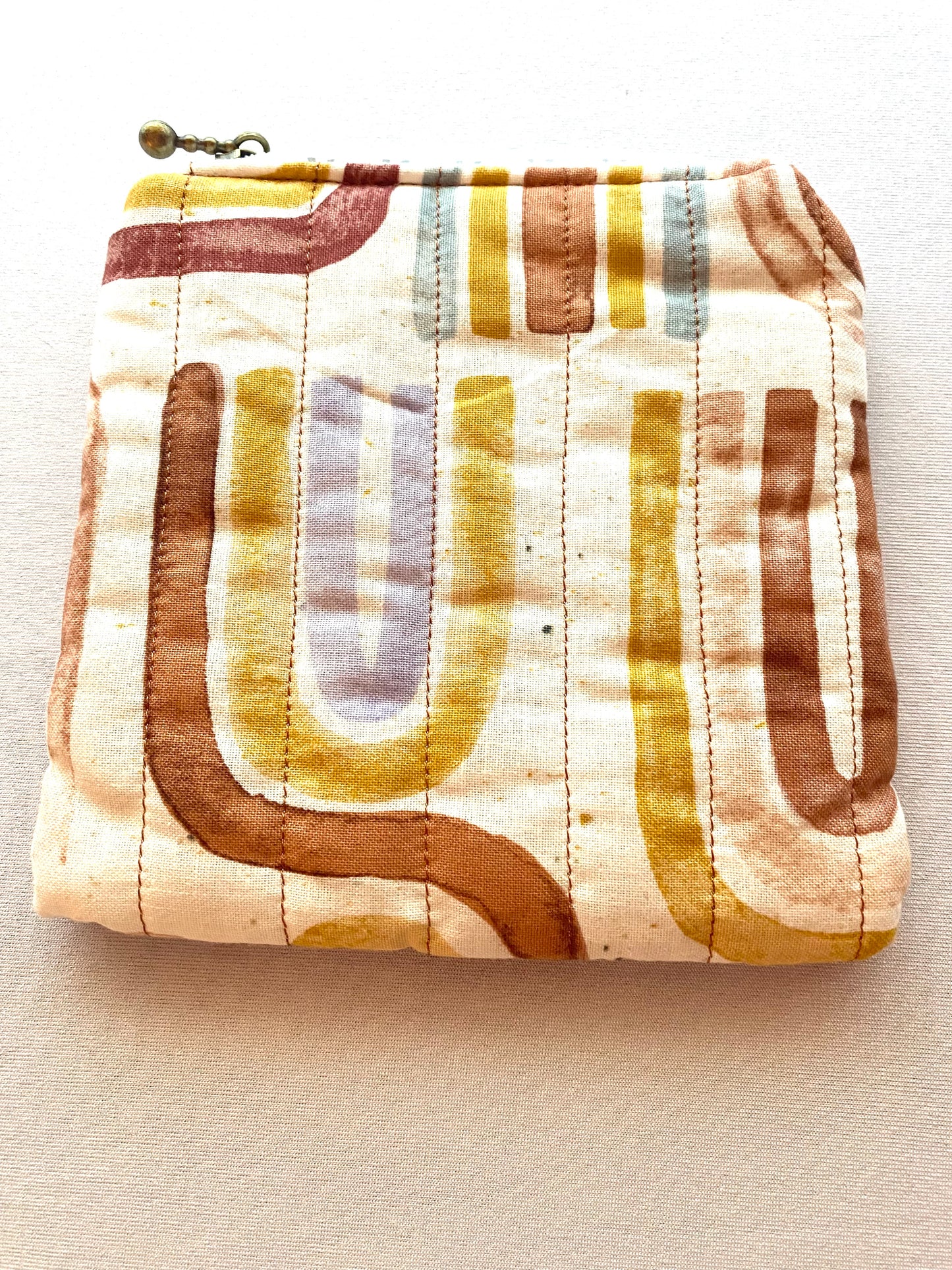 Neutral Rainbow Wallet Pouch