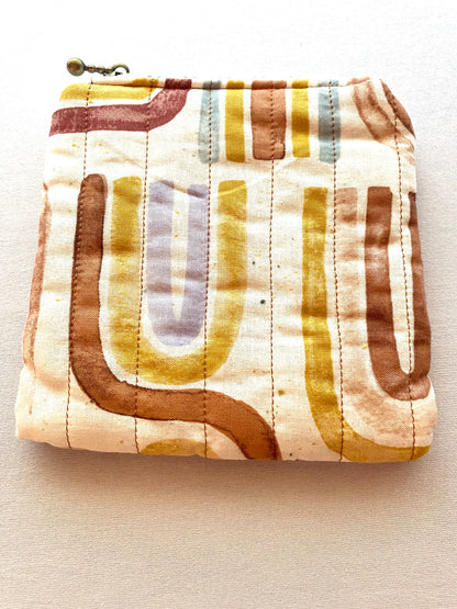 Neutral Rainbow Wallet Pouch