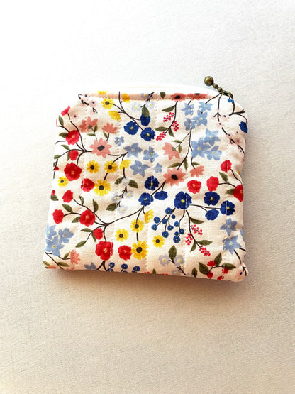 Vibrant Floral Wallet Pouch