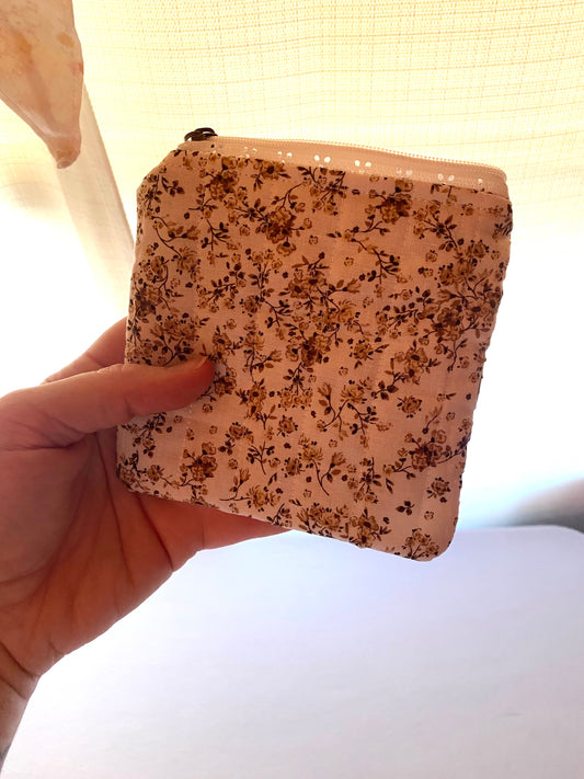 Ditsy Fall Floral Wallet Pouch