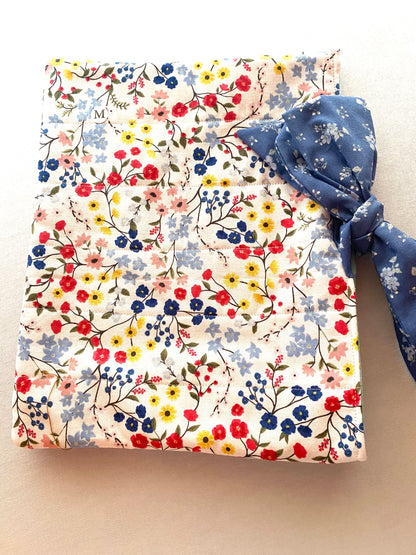 Vibrant Floral Book Sleeve