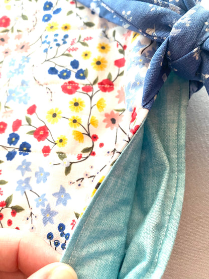 Vibrant Floral Book Sleeve