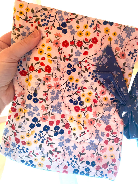 Vibrant Floral Book Sleeve