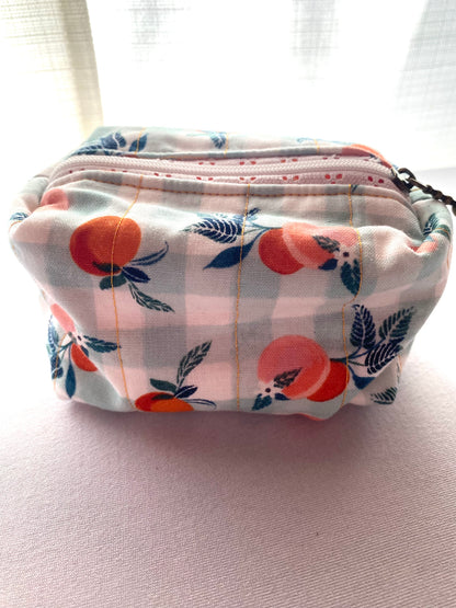 Just Peachy Quilted Pouch