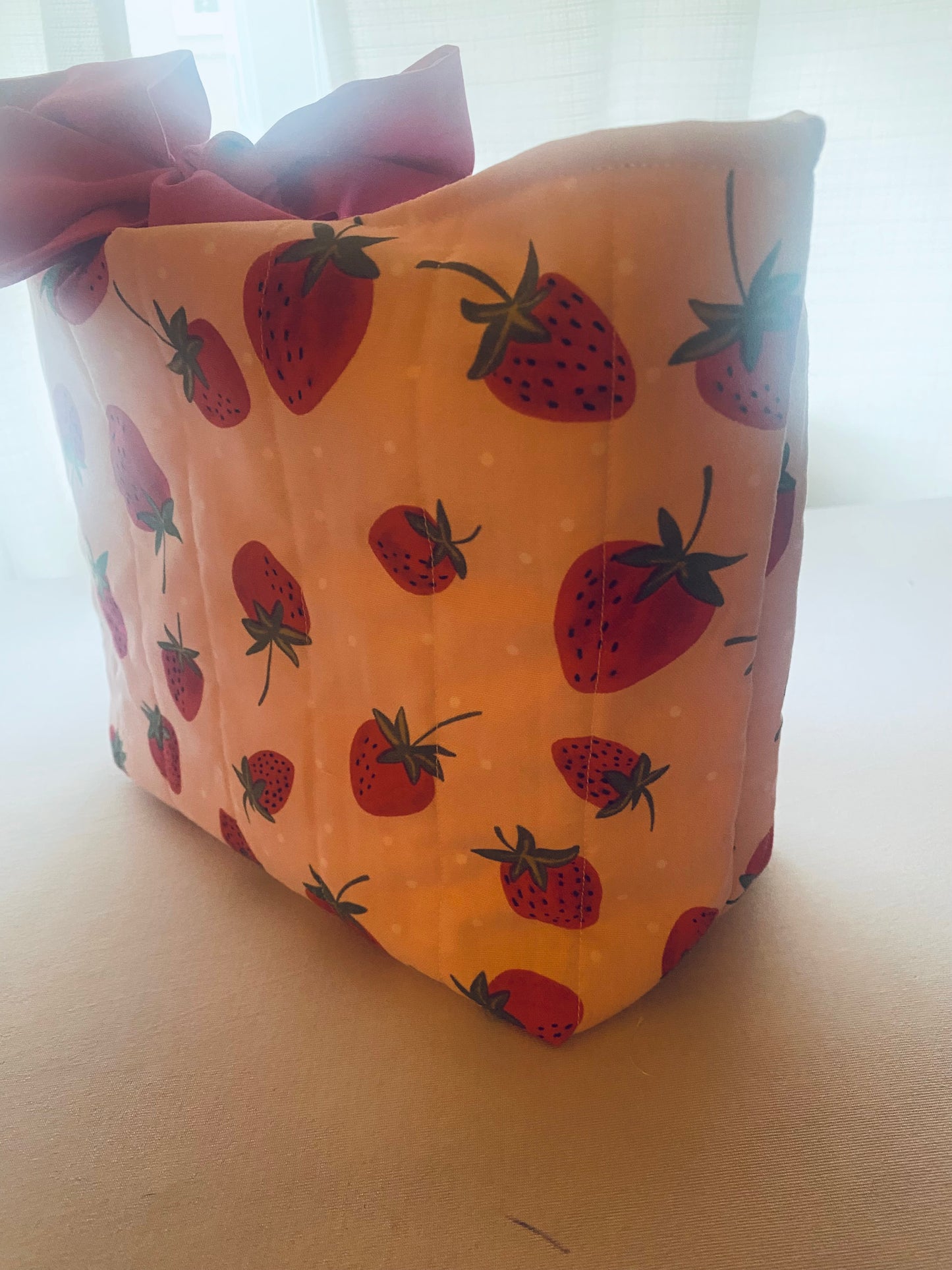 Strawberry Patch Book Sleeve