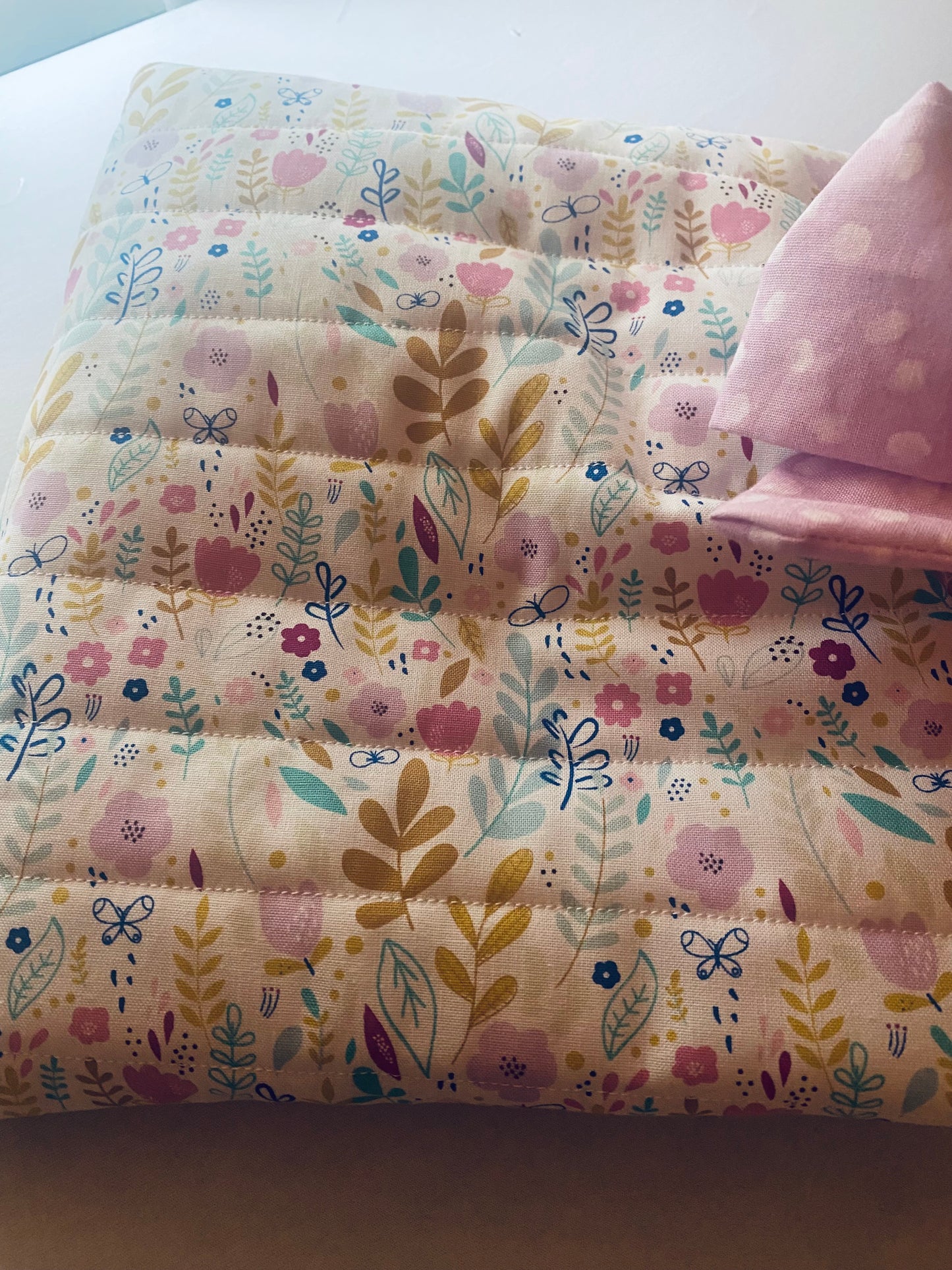 Pastel Floral Book Sleeve