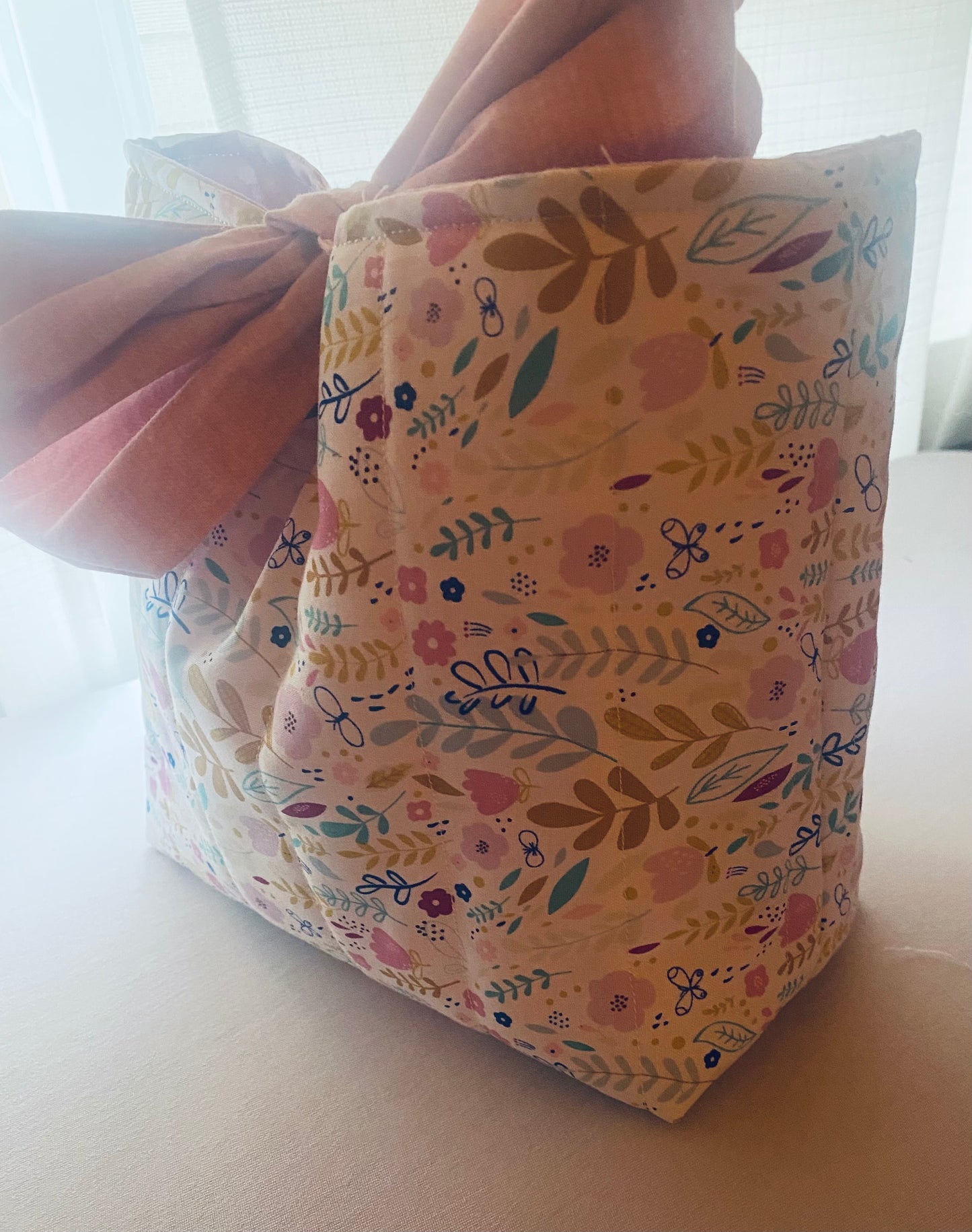 Pastel Floral Book Sleeve