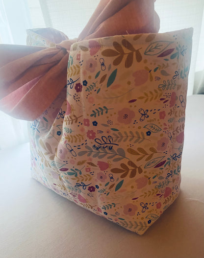 Pastel Floral Book Sleeve