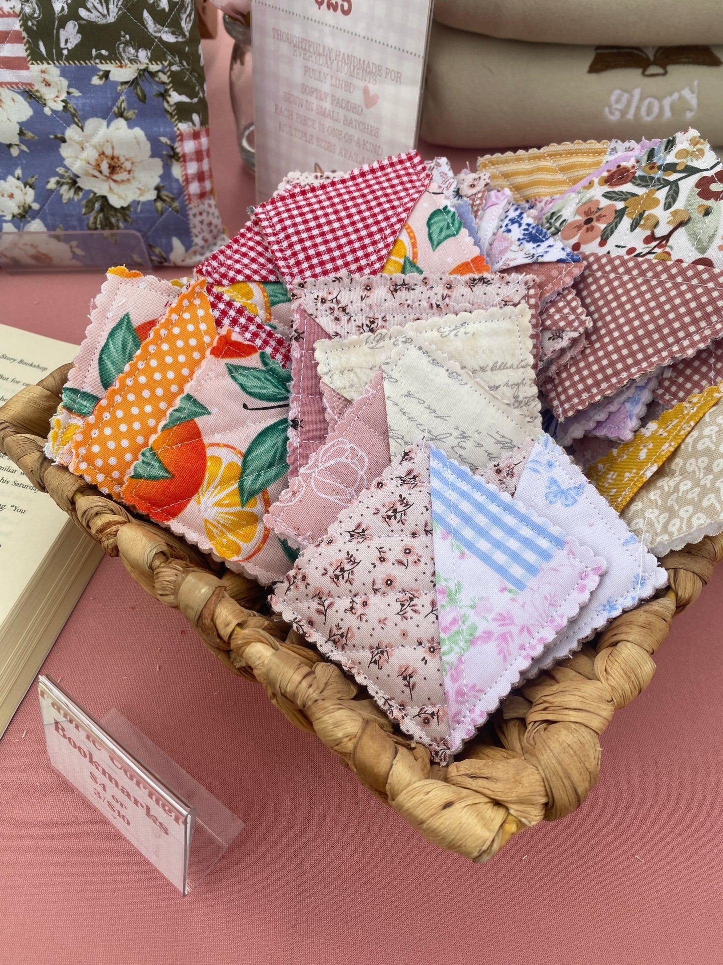 Fabric Corner Bookmark Bundle