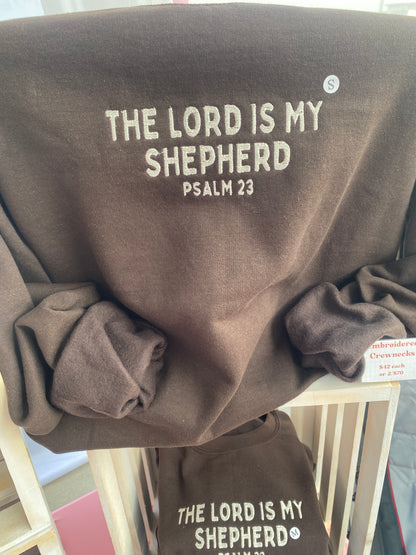 Psalm 23 Embroidered Crewneck