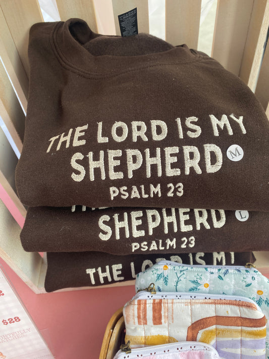 Psalm 23 Embroidered Crewneck