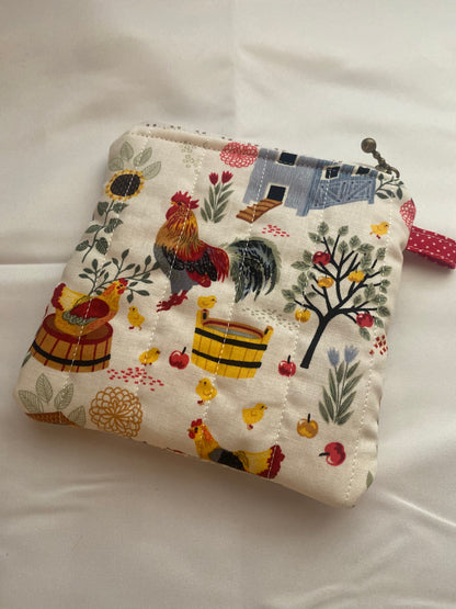 Spring Chickens Pouch