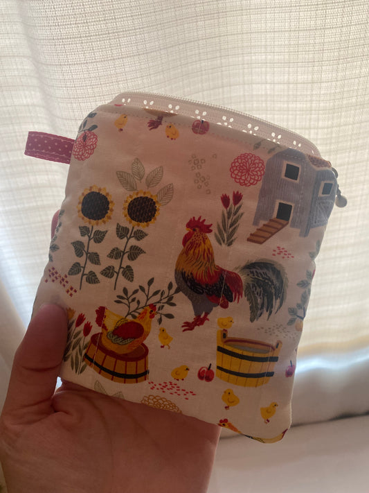 Spring Chickens Pouch