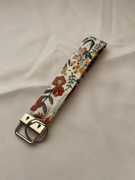 Fall Floral Wristlet